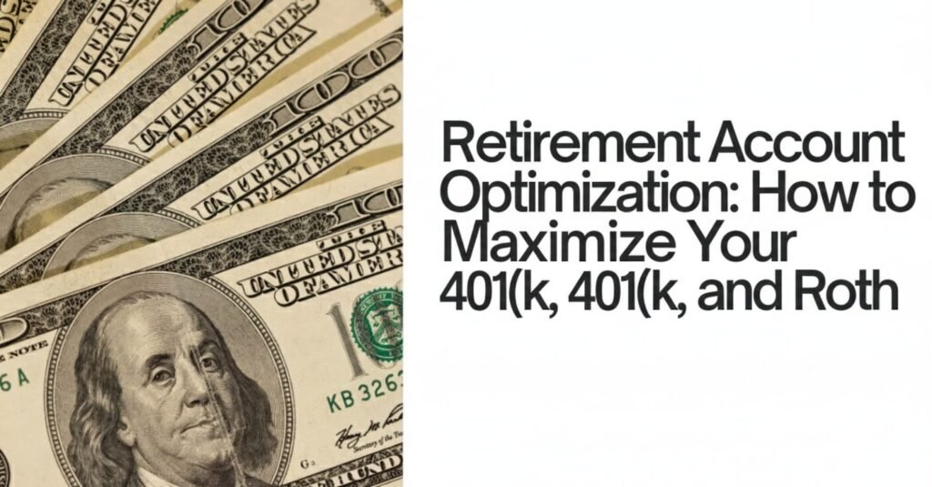 Retirement Account Optimization: How to Maximize Your 401(k), IRA, and Roth