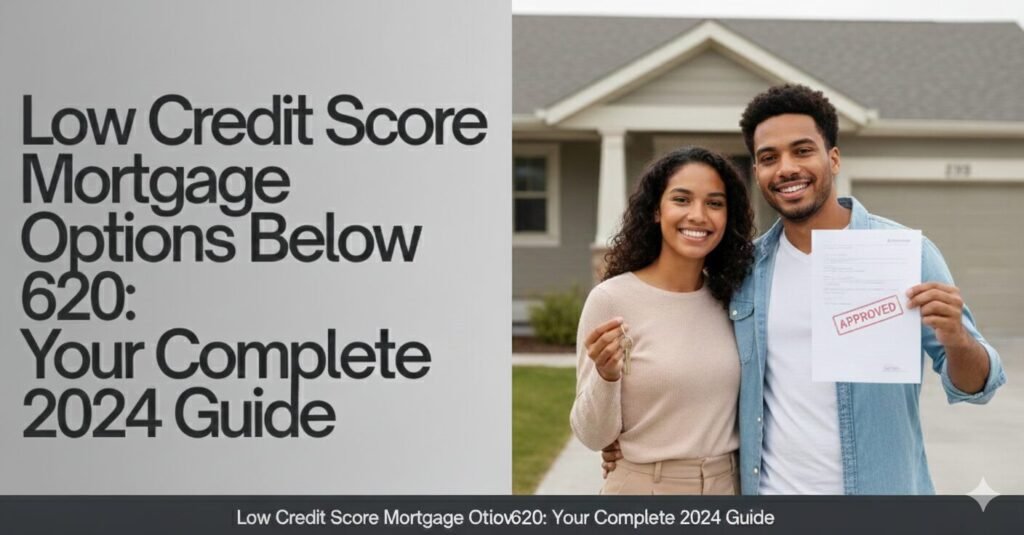Low Credit Score Mortgage Options Below 620: Your Complete 2024 Guide