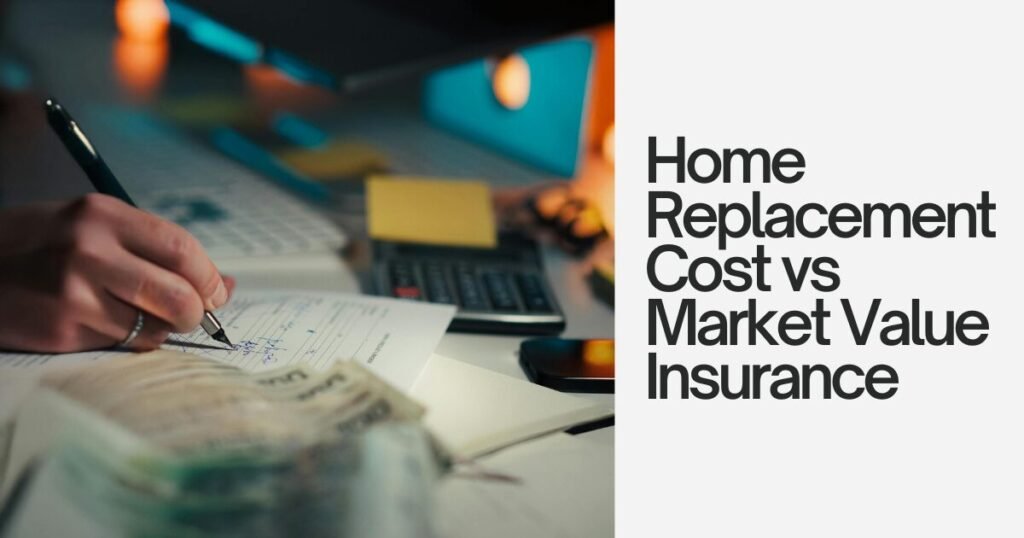 Home Replacement Cost vs Market Value Insurance