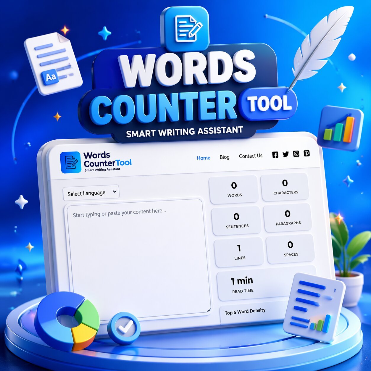 free words counter