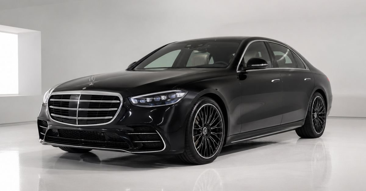 Mercedes-Benz S-Class luxury saloon known for advanced safety technology and premium comfort