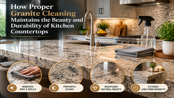 Granite Cleaning Tips to Protect Countertop Beauty